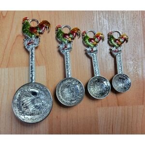 Ganz decorative rooster measuring spoons